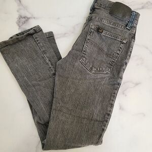 Lee jeans size 12 youth adjustable waist black grey